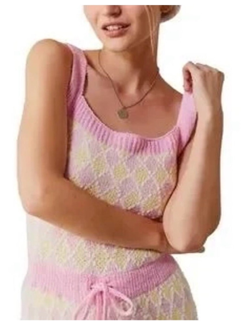 Free People Dream Diamonds Boucle Romper - Picture 2 of 4